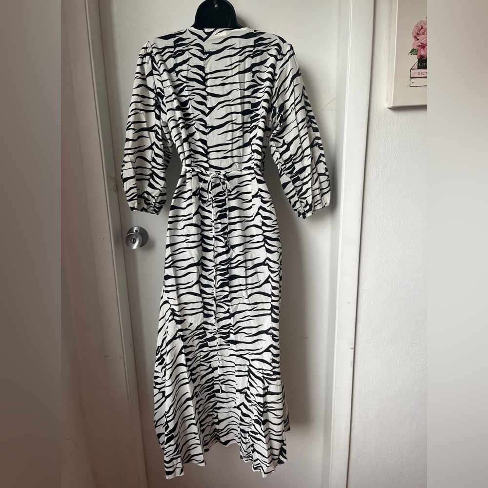 RIXO Noleen animal print cotton Dress size XS - Picture 10 of 14